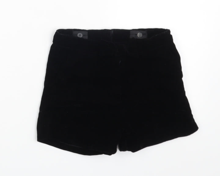 H&M Girls Black   Chino Shorts Size 6-7 Years