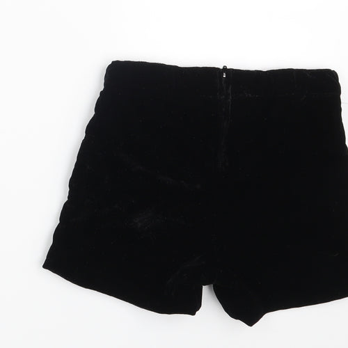 H&M Girls Black   Chino Shorts Size 6-7 Years