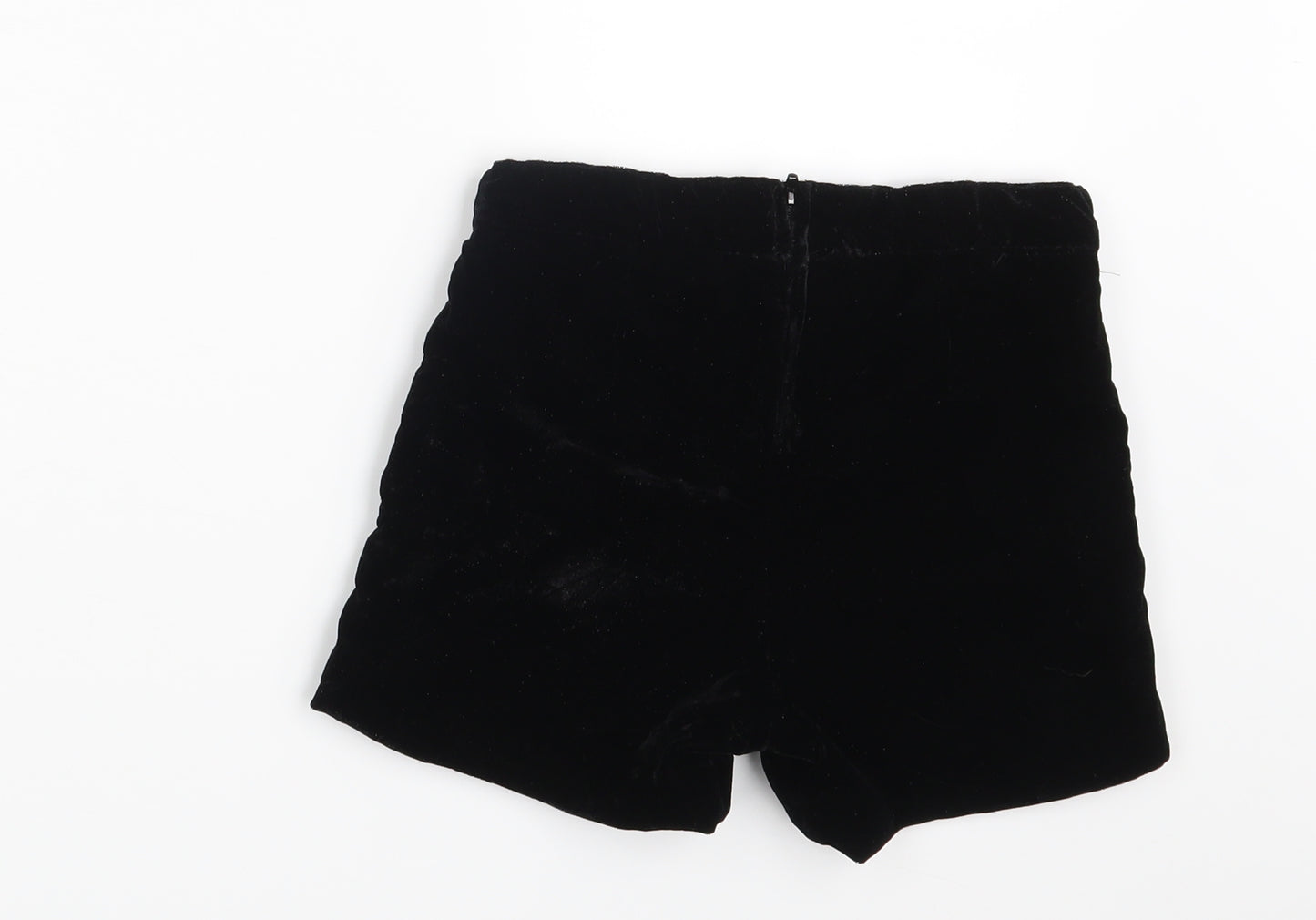 H&M Girls Black   Chino Shorts Size 6-7 Years