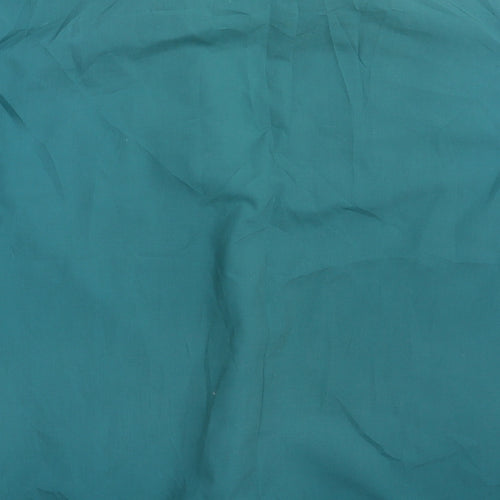 M&S Mens Green    Button-Up Size 17