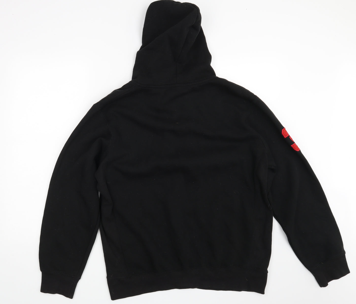 Preworn Mens Black   Full Zip Hoodie Size XL