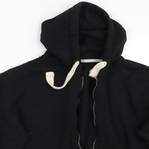 Preworn Mens Black   Full Zip Hoodie Size XL