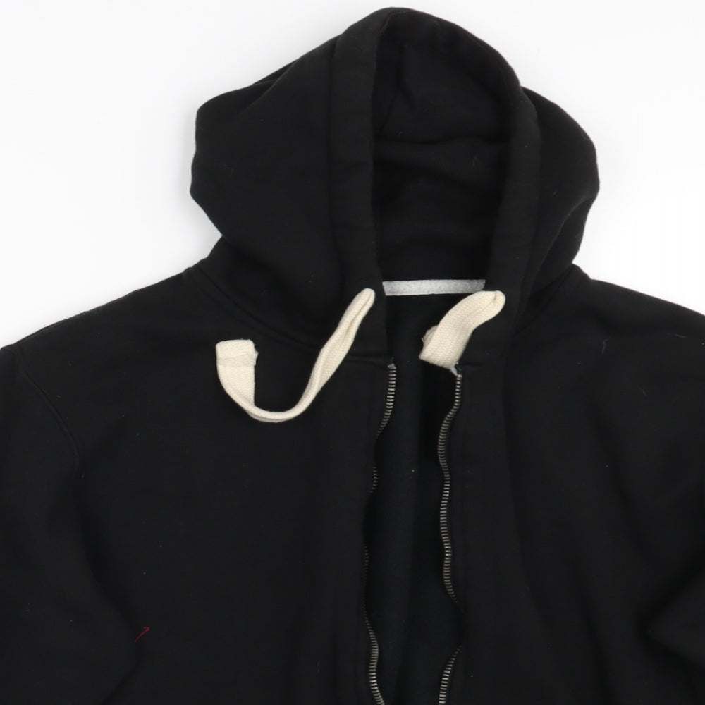 Preworn Mens Black   Full Zip Hoodie Size XL