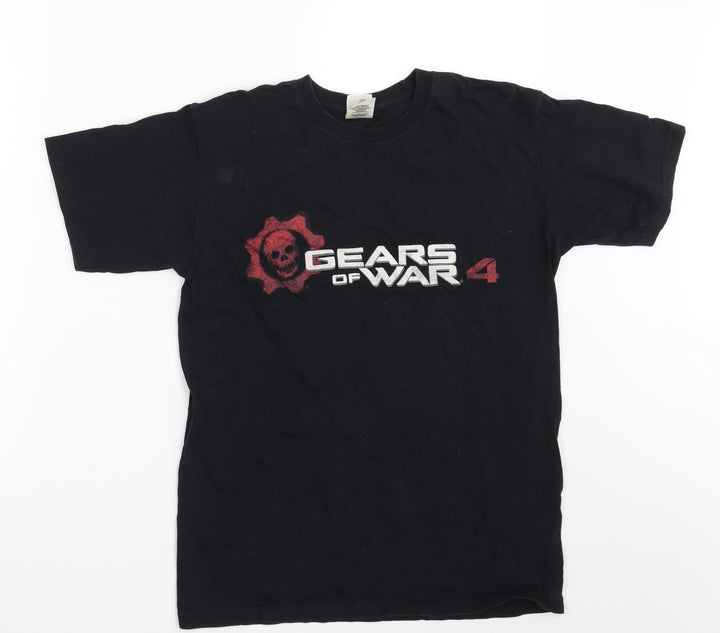 Fruit of the Loom Mens Black    T-Shirt Size S  - Gears of War 4