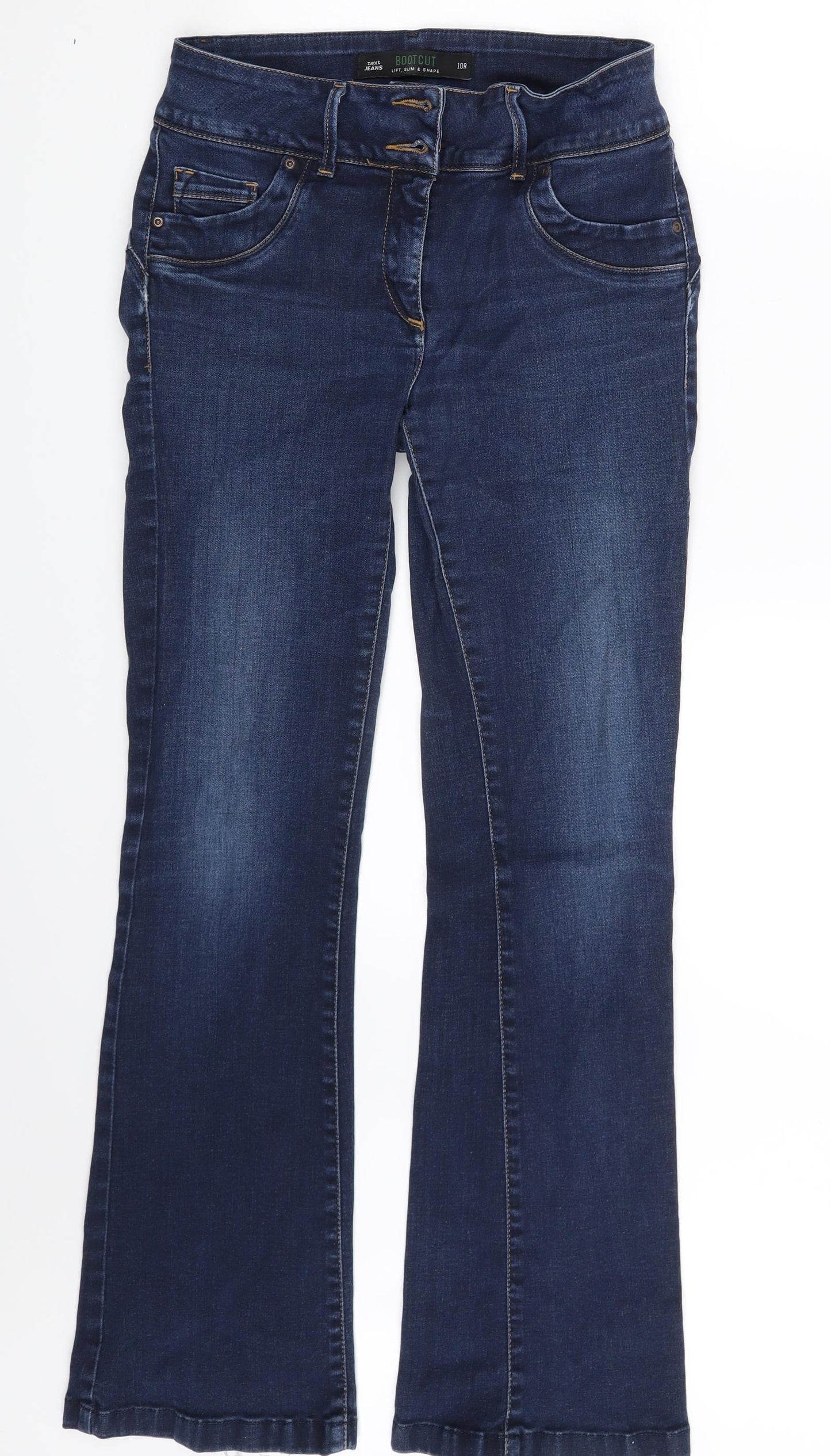 NEXT Womens Blue  Denim Bootcut Jeans Size 10 L30 in