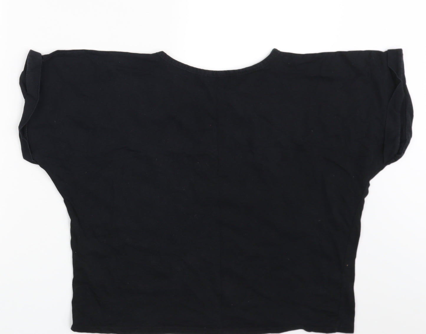 PRETTYLITTLETHING Womens Black   Basic T-Shirt Size S