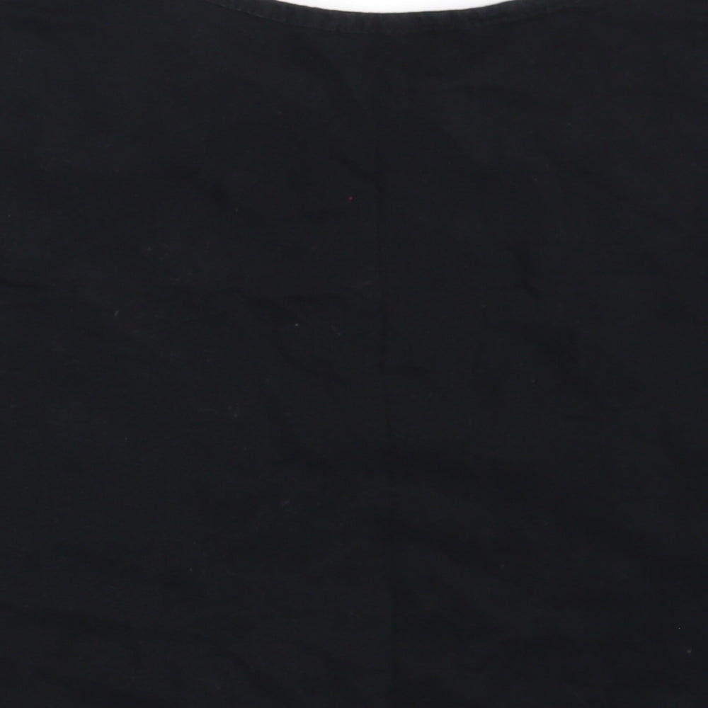 PRETTYLITTLETHING Womens Black   Basic T-Shirt Size S