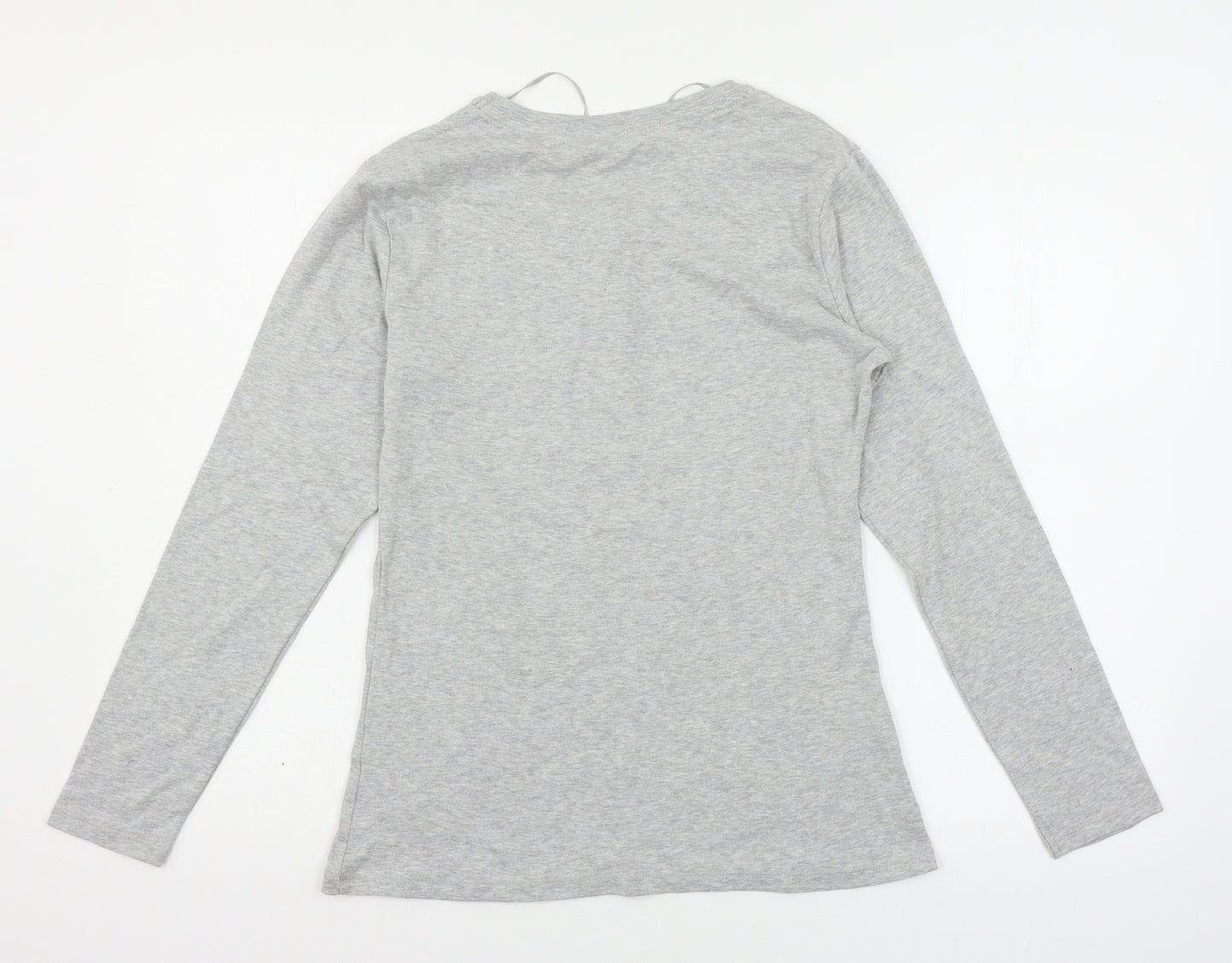 TU Womens Grey  Jersey Basic T-Shirt Size 12