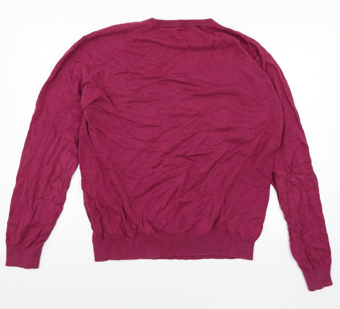 Joules Mens Pink  Knit Pullover Jumper Size L