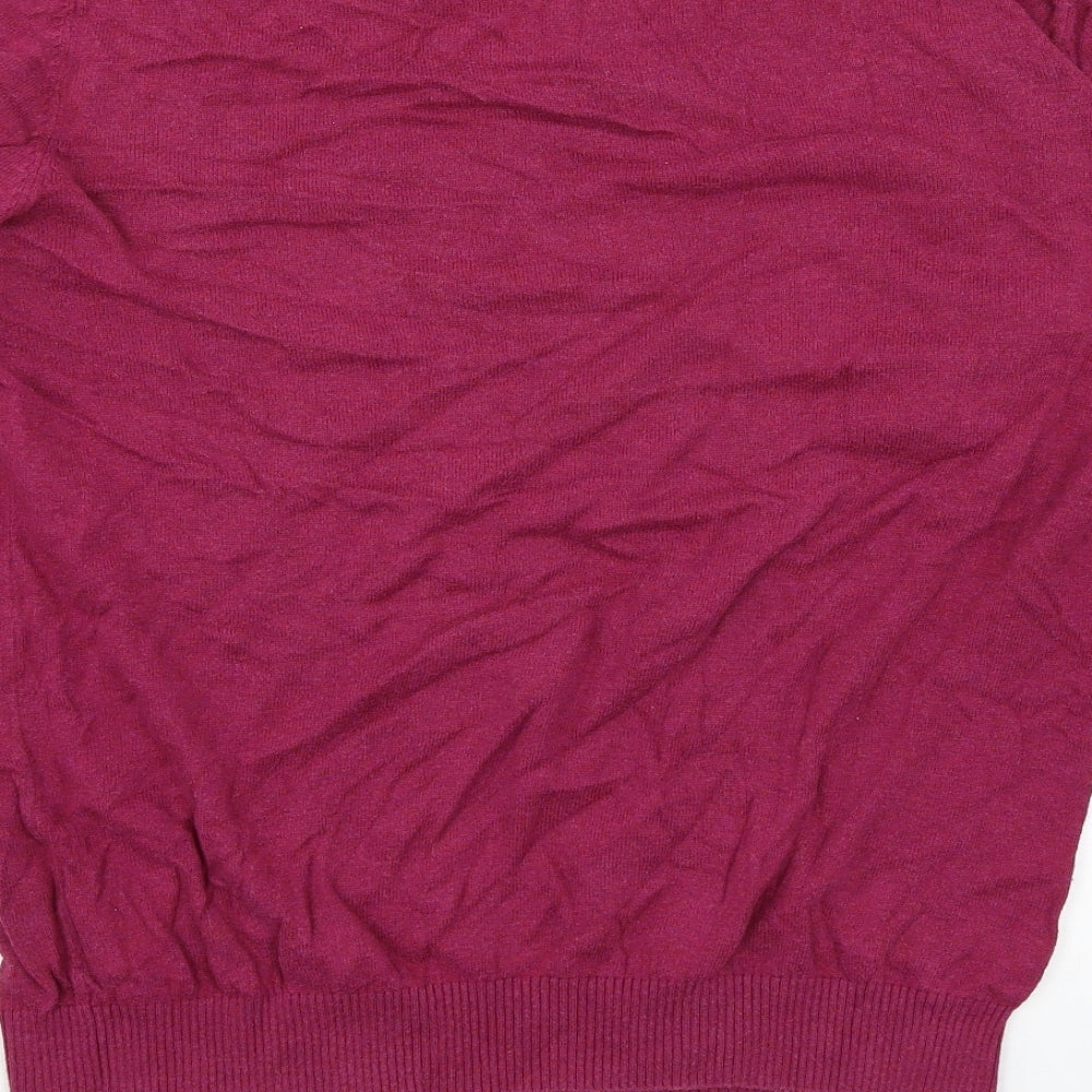 Joules Mens Pink  Knit Pullover Jumper Size L