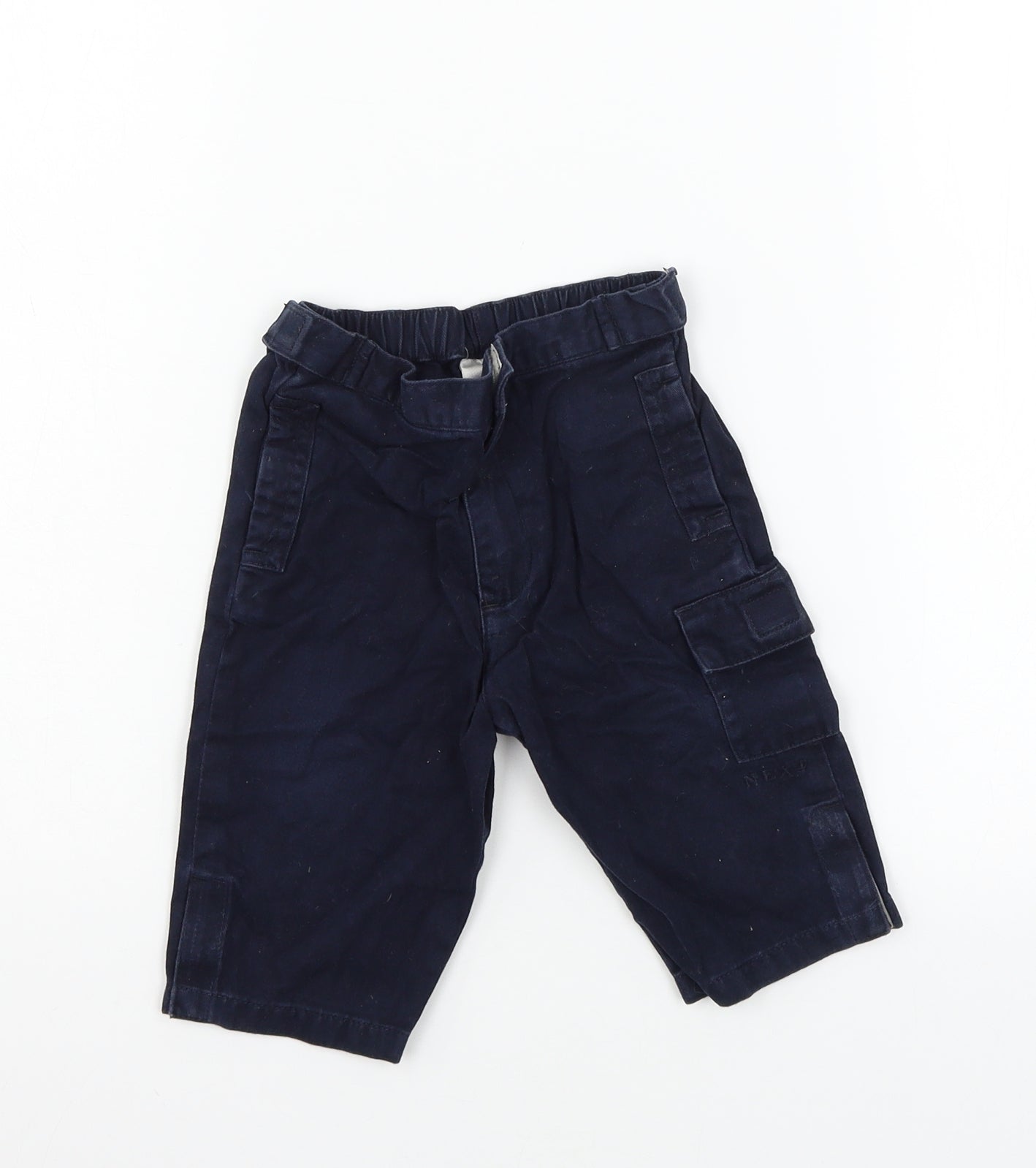 NEXT Boys Blue   Cargo Trousers Size 6-9 Months