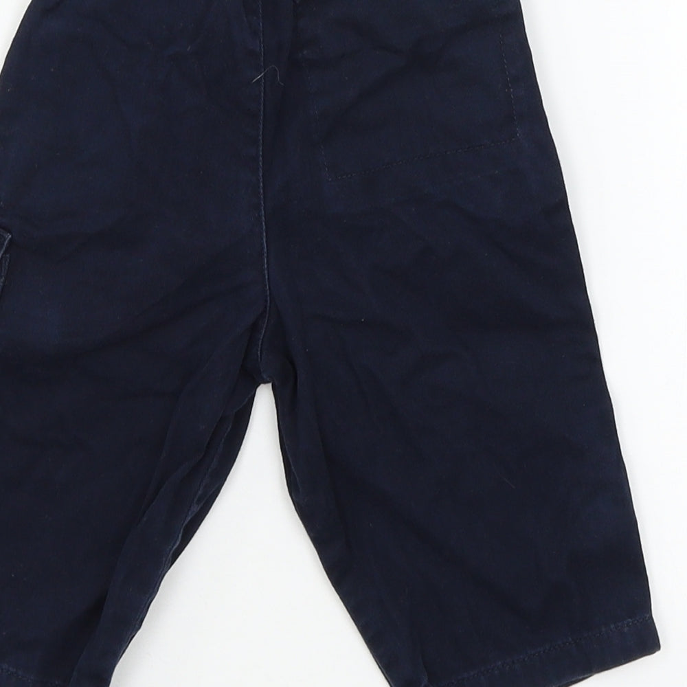 NEXT Boys Blue   Cargo Trousers Size 6-9 Months