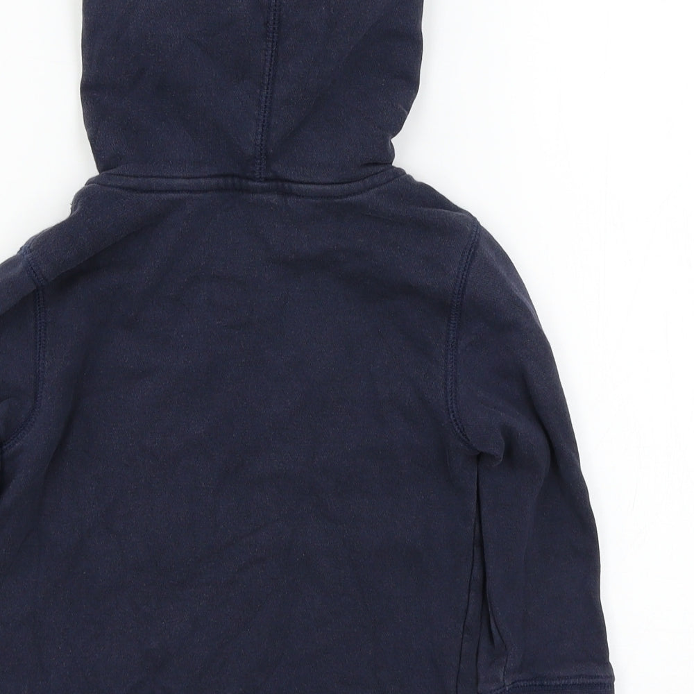 Gap Boys Blue  Jersey Pullover Hoodie Size 3 Years  - 1969