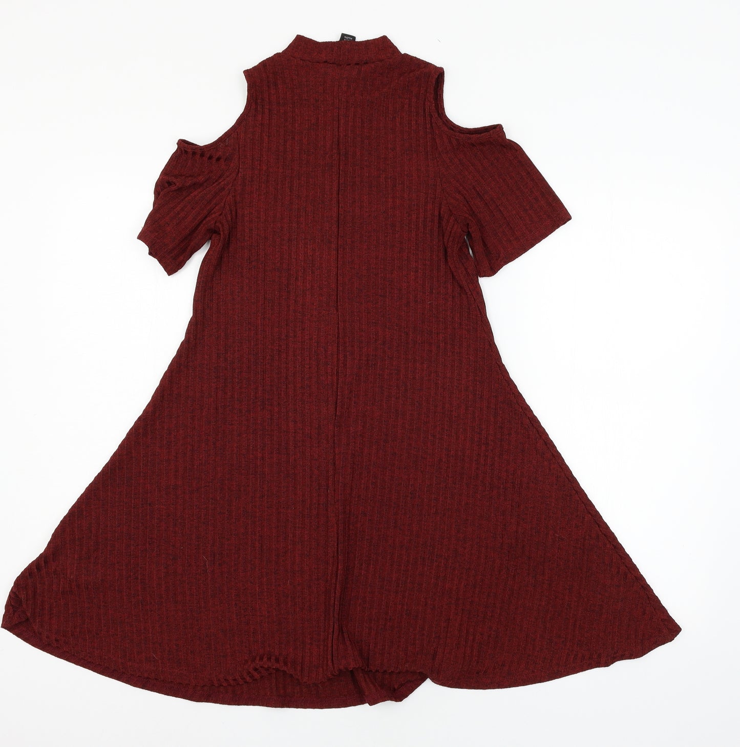 Atmosphere Womens Red  Jersey Skater Dress  Size 8  - Cut out shoulder