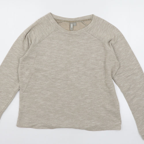 ASOS Womens Brown  Jersey Pullover Sweatshirt Size 12