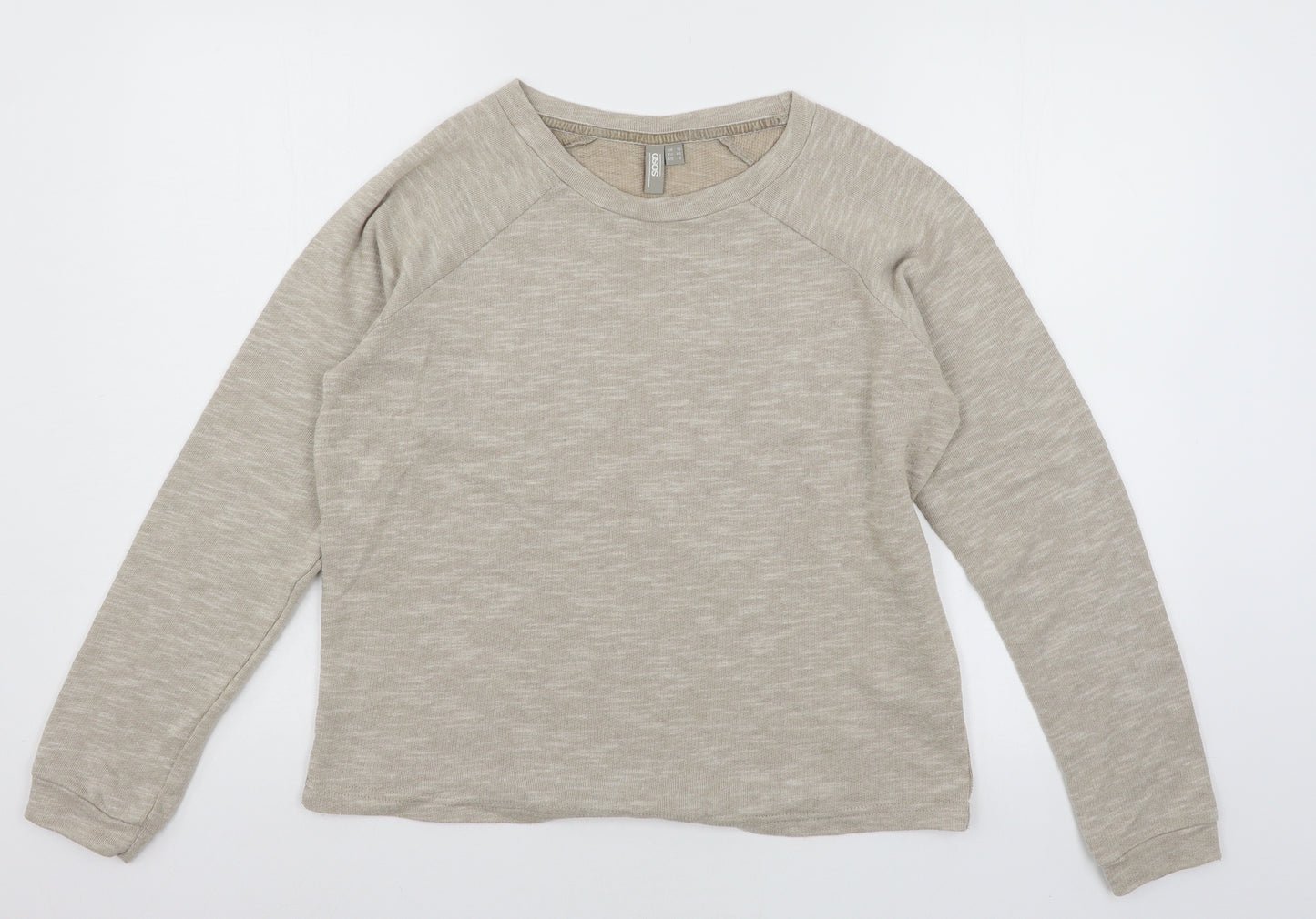 ASOS Womens Brown  Jersey Pullover Sweatshirt Size 12