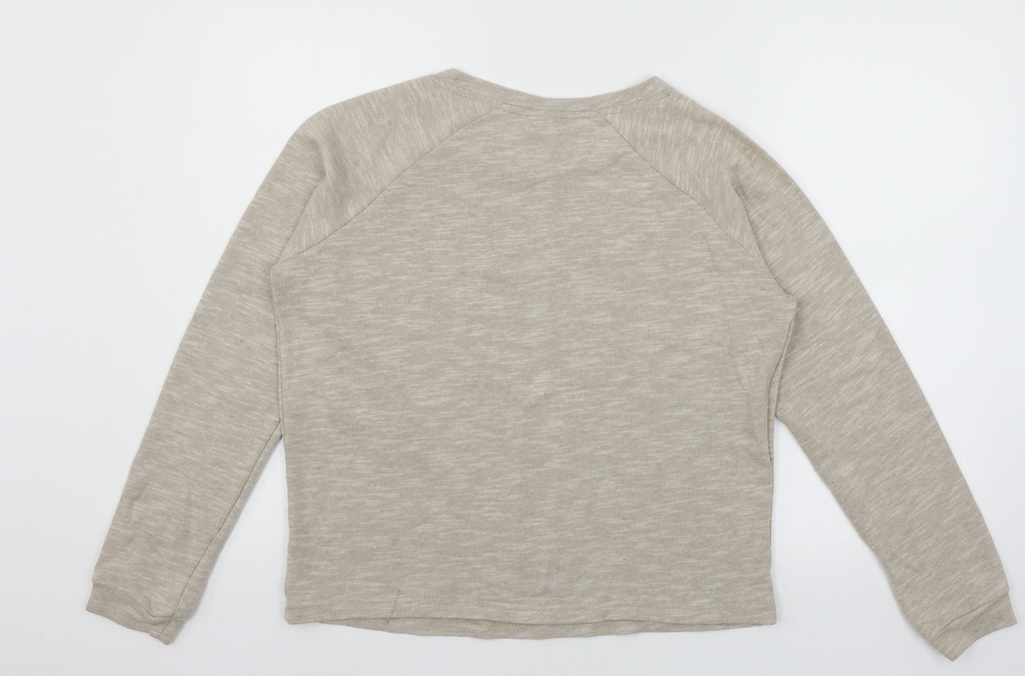 ASOS Womens Brown  Jersey Pullover Sweatshirt Size 12