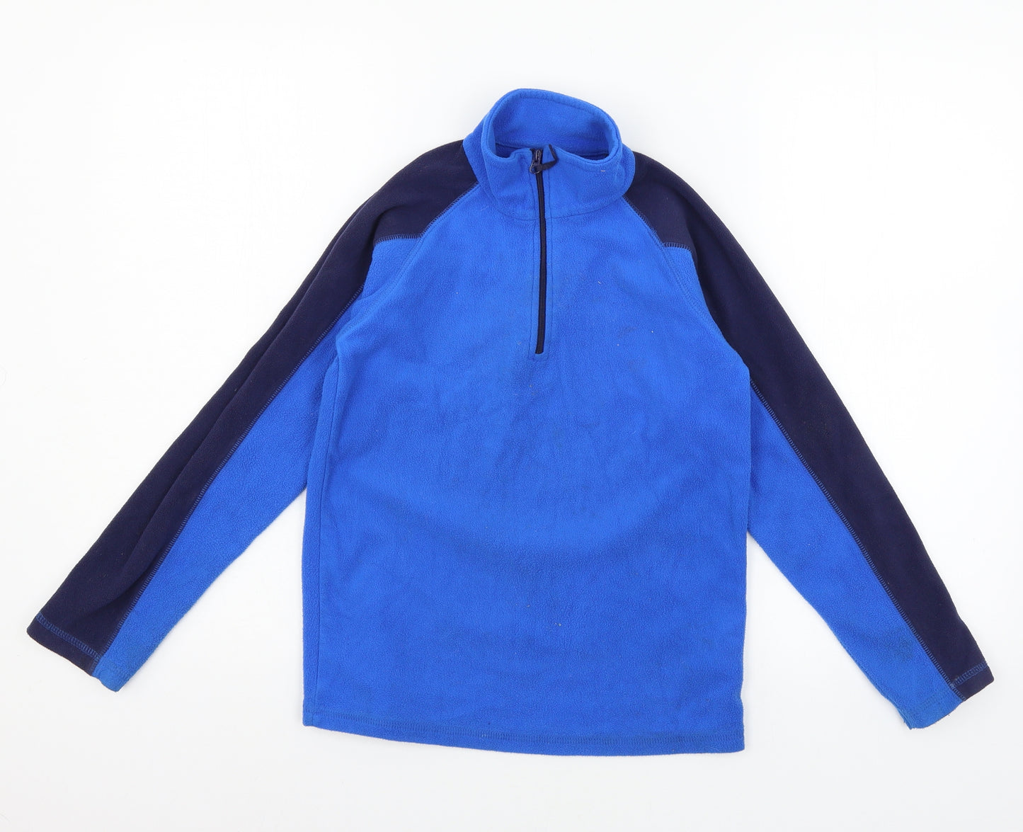 Mountain Warehouse Boys Blue  Fleece Pullover Sweatshirt Size 9-10 Years