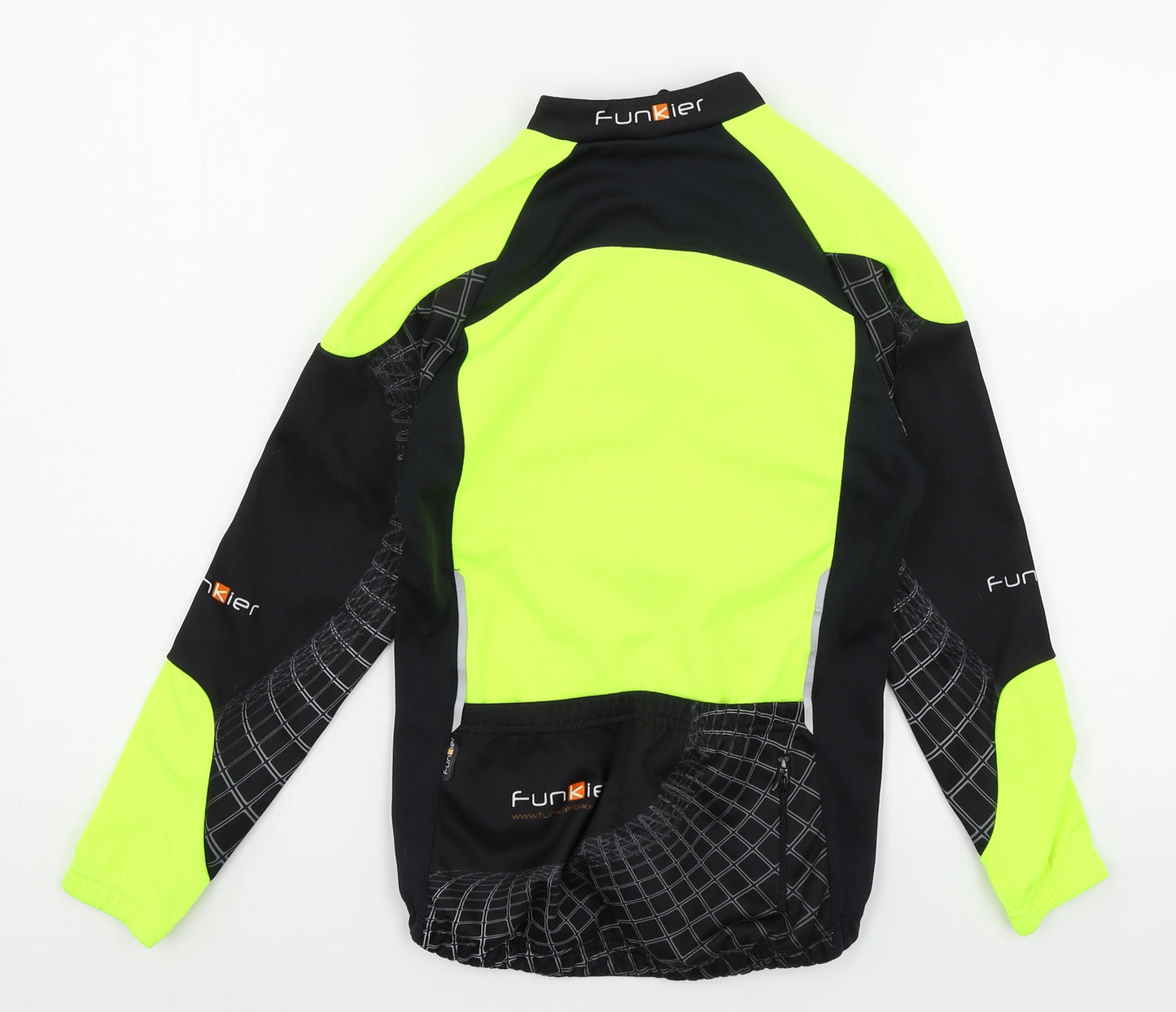 Funkier Boys Green  Jersey Full Zip Sweatshirt Size 12 Years