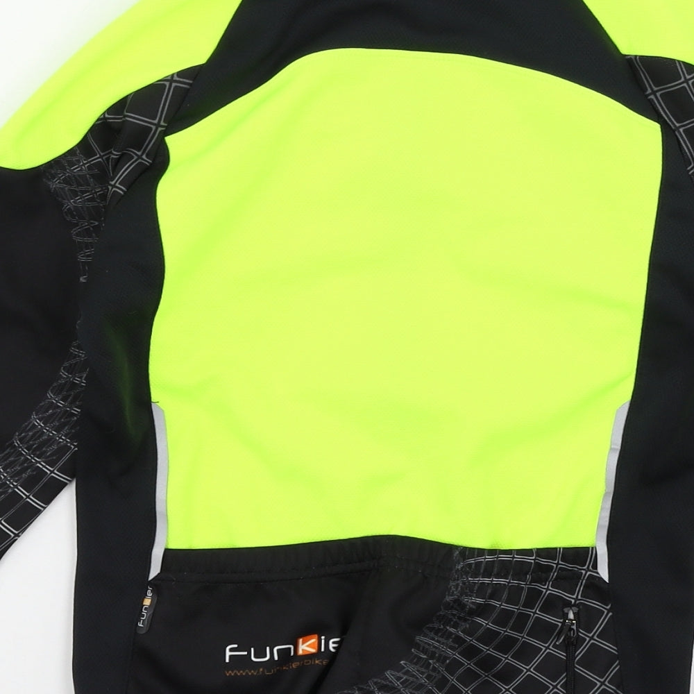 Funkier Boys Green  Jersey Full Zip Sweatshirt Size 12 Years