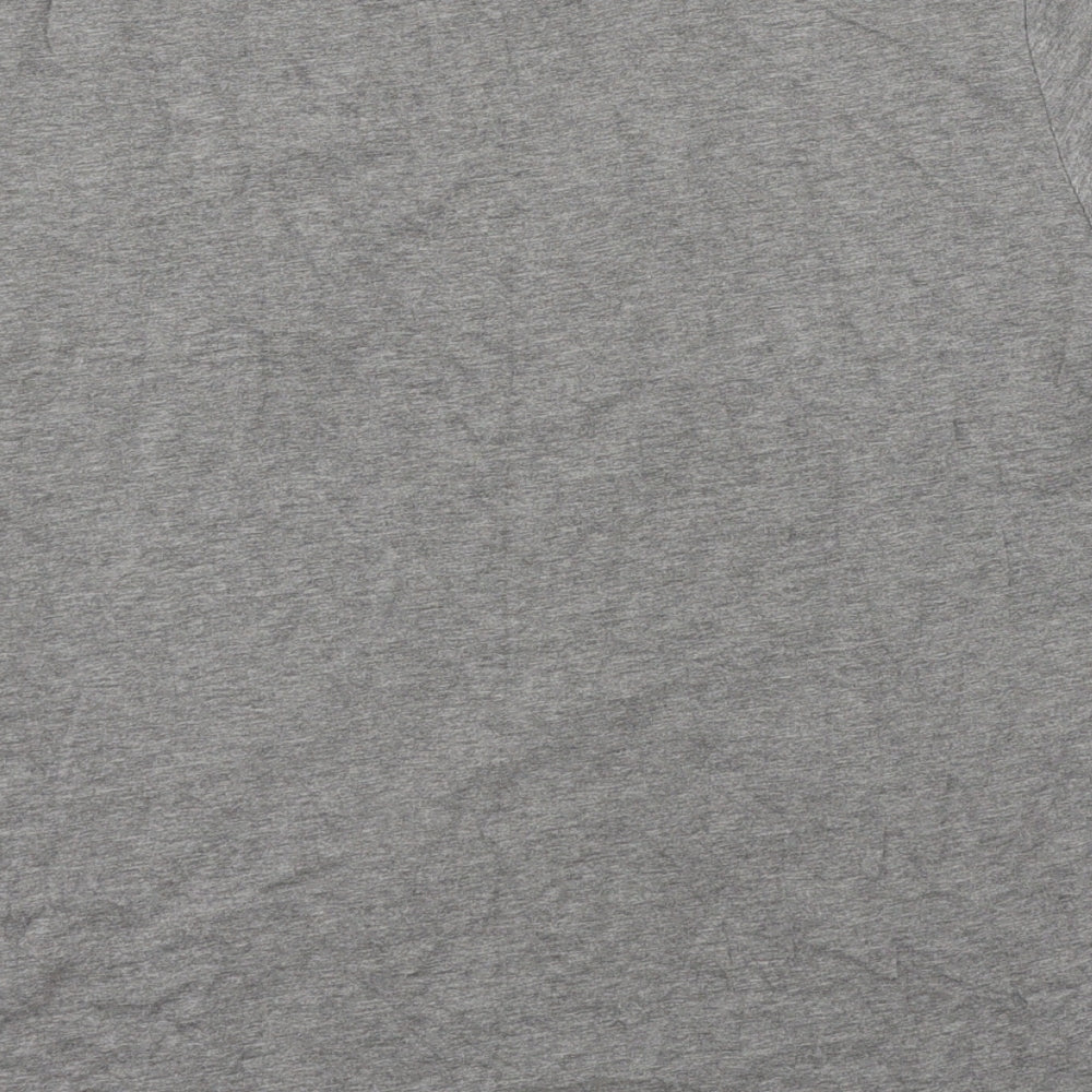 PUMA Mens Grey Geometric Jersey  T-Shirt Size XL