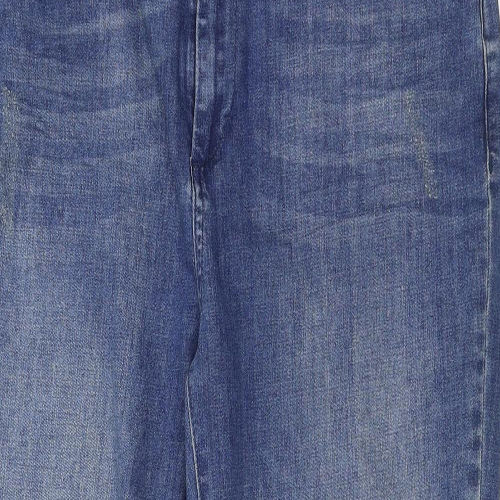 Mint Velvet Mens Blue  Denim Straight Jeans Size 16 L23 in