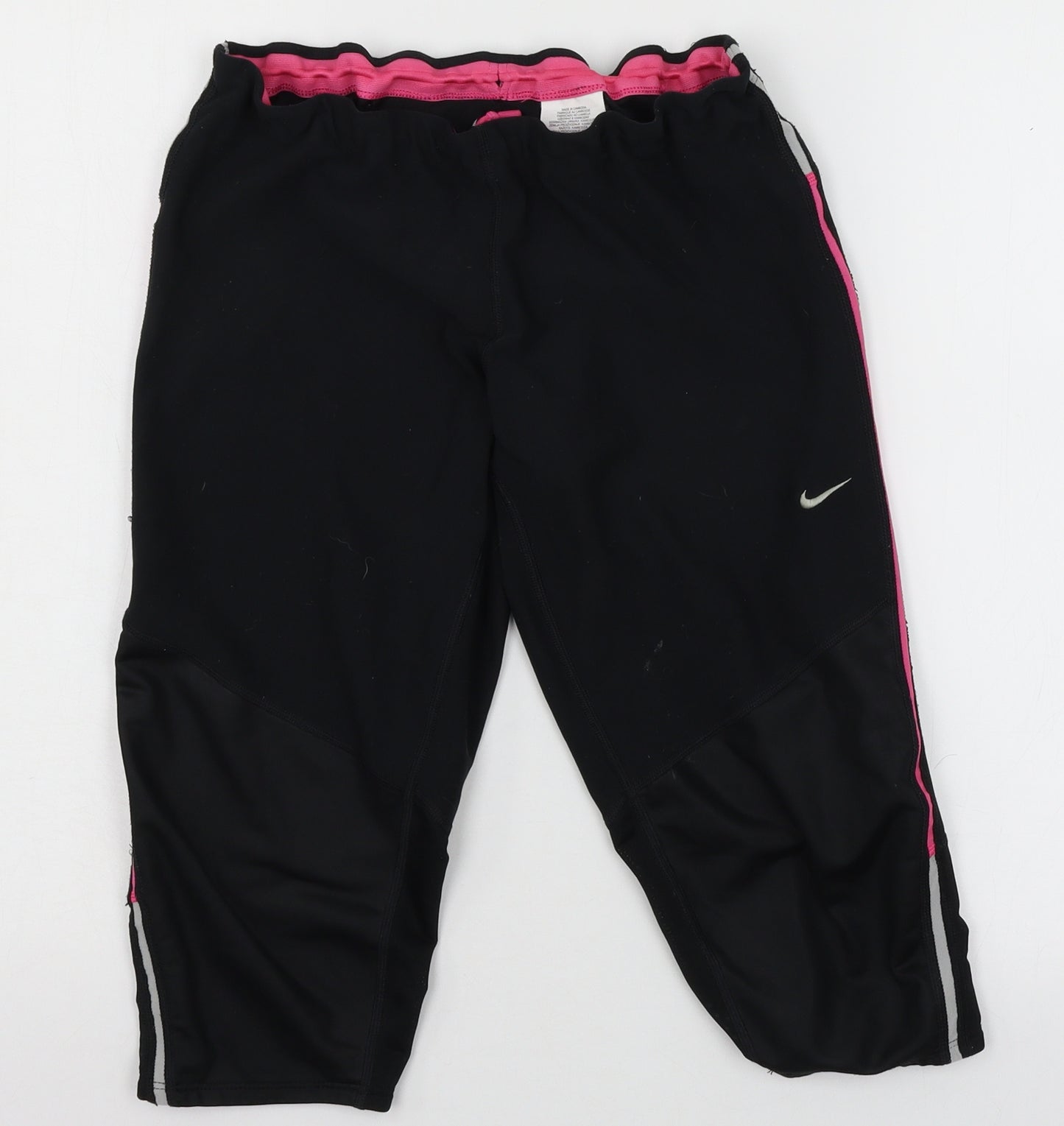 Nike Womens Black  Jersey Compression Shorts Size L