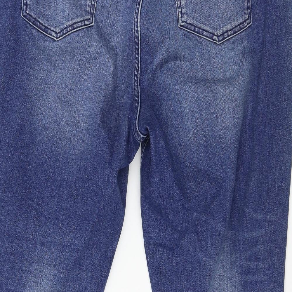 Boden Womens Black  Denim Cropped Jeans Size 16 L23 in
