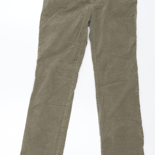 Boden Womens Brown  Velour Trousers  Size 8 L30 in