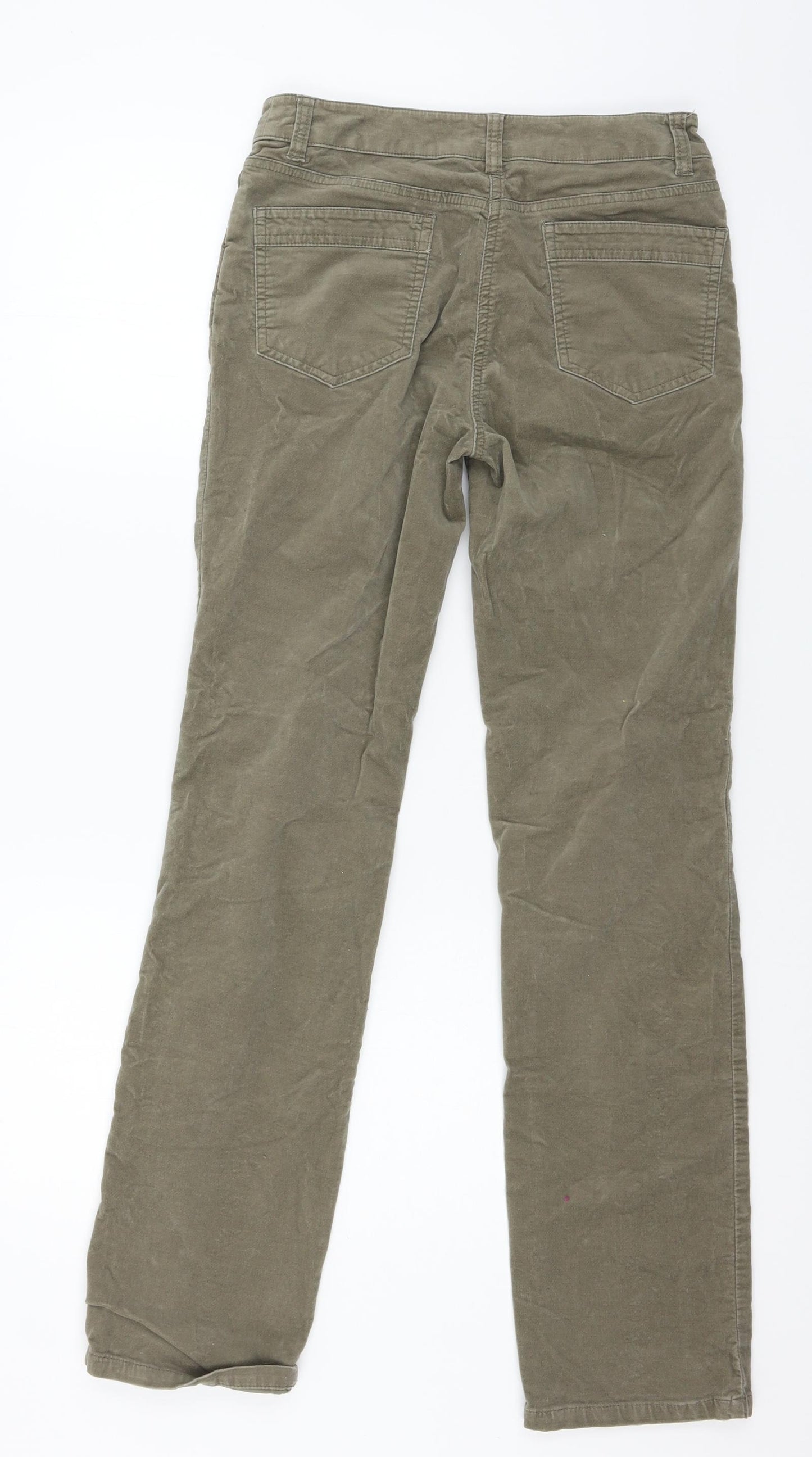 Boden Womens Brown  Velour Trousers  Size 8 L30 in
