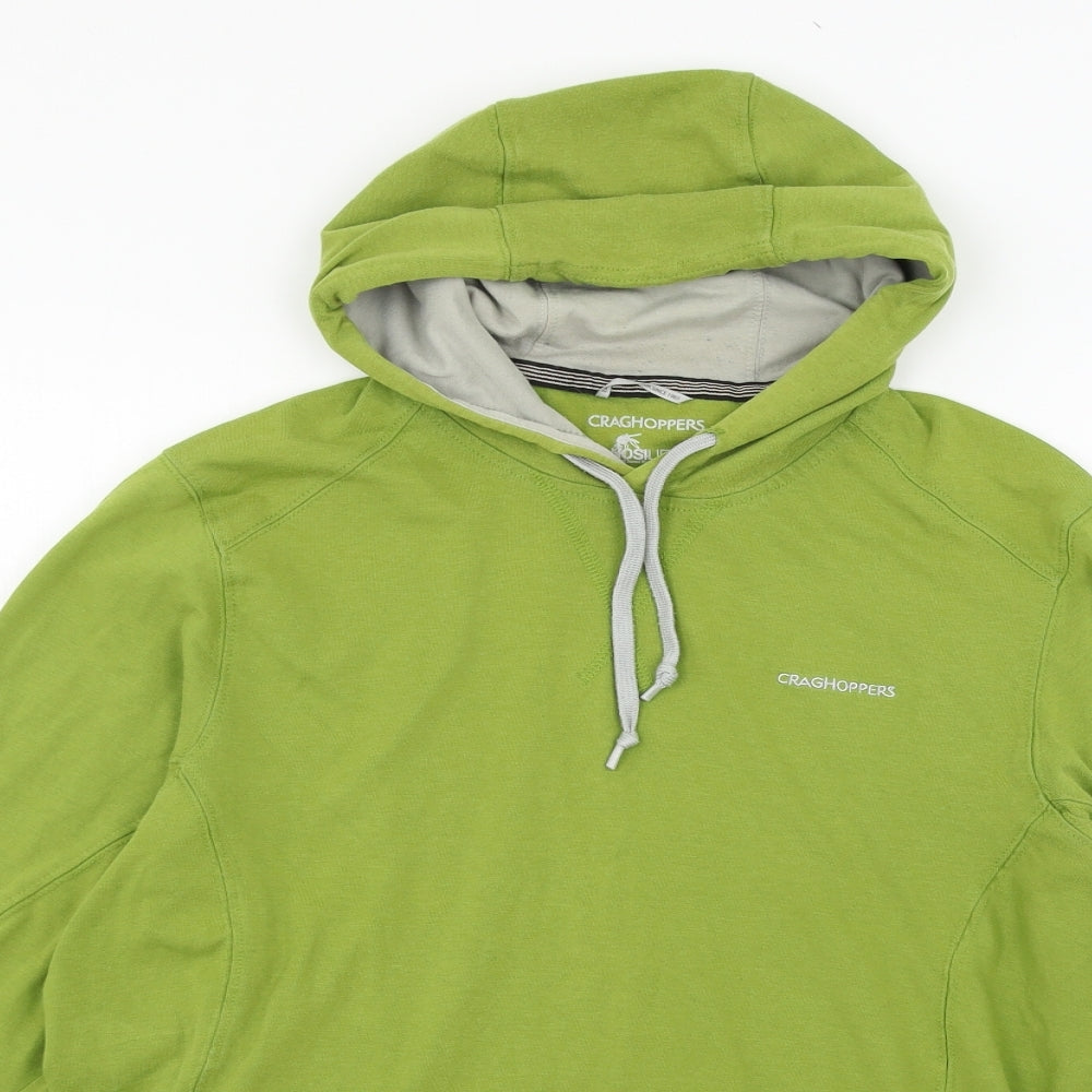 Craghoppers Mens Green  Jersey Pullover Hoodie Size M