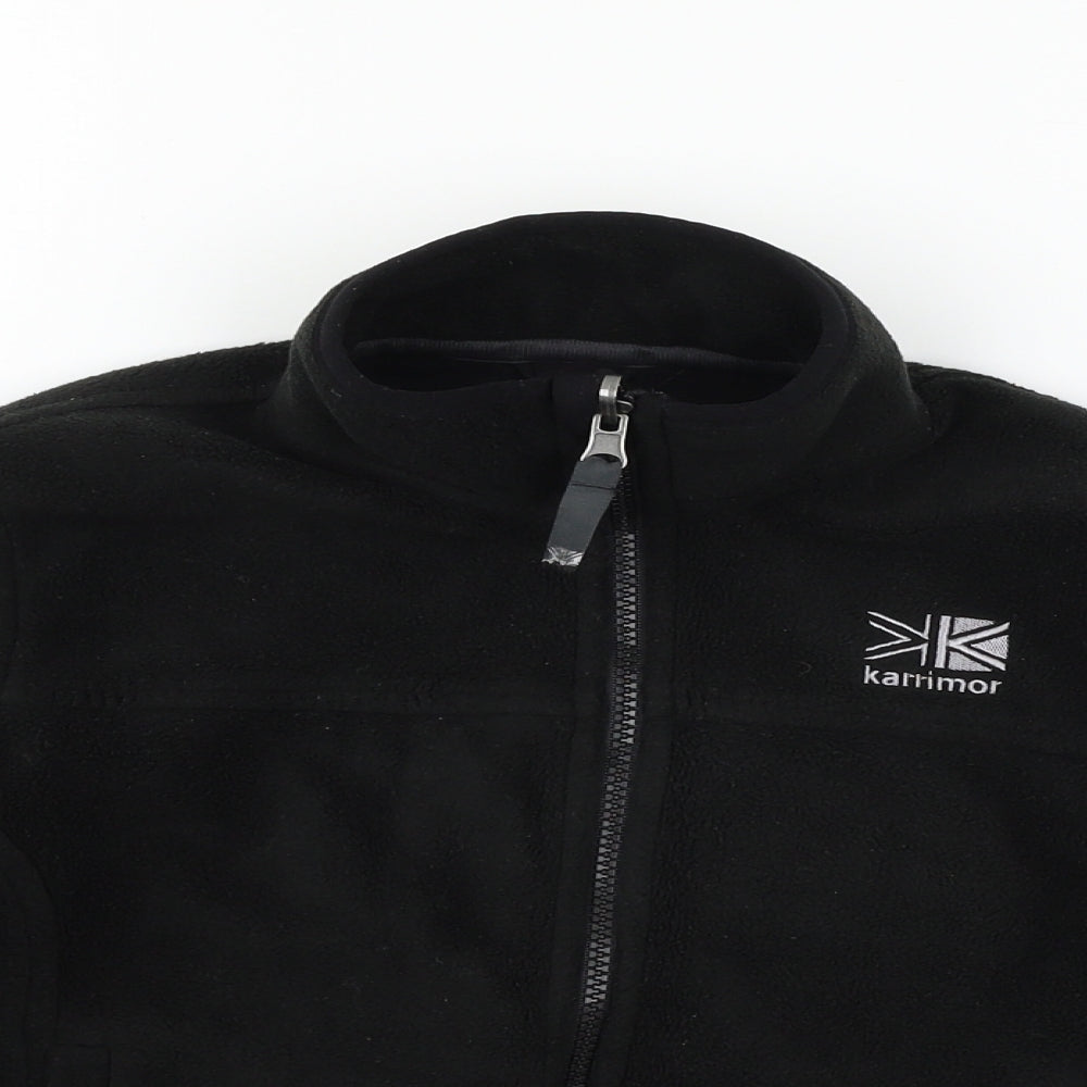 Karrimor Boys Black  Fleece Jacket  Size 9-10 Years