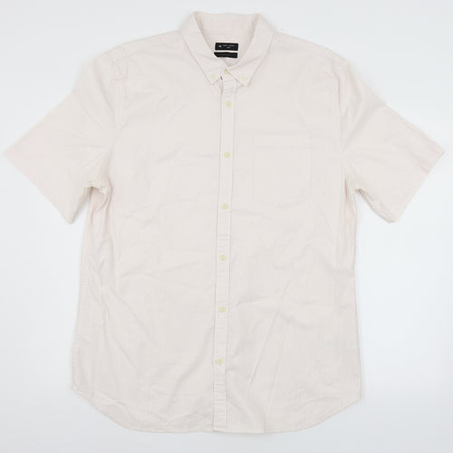 New Look Mens Pink Striped   Button-Up Size 2XL