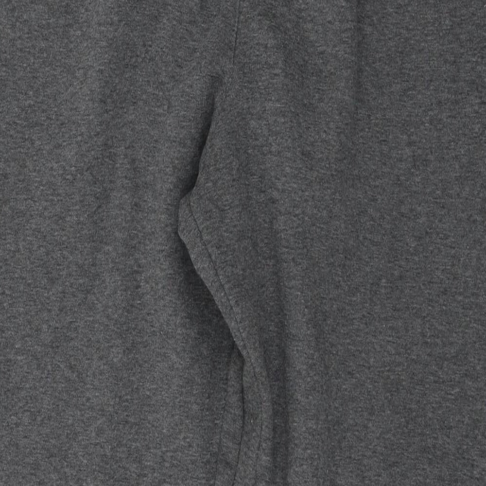 Reebok Mens Grey  Jersey Jogger Trousers Size XL L31 in