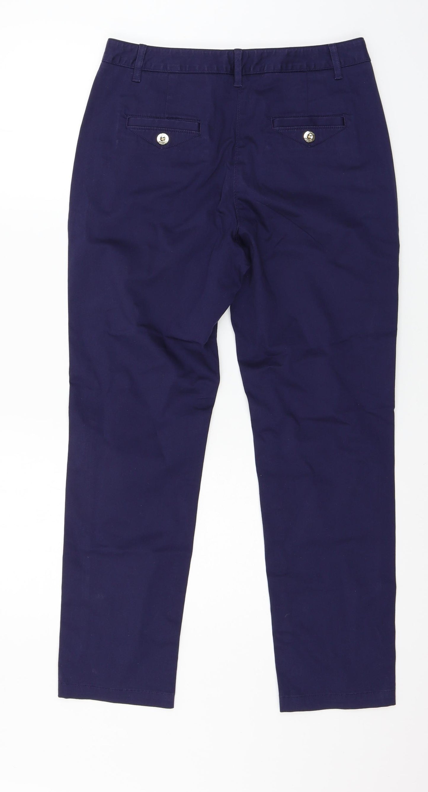 Marks and Spencer Womens Blue   Trousers  Size 10 L28 in