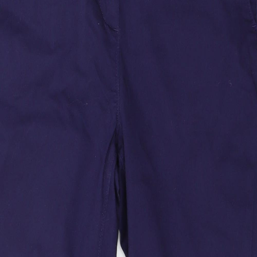Marks and Spencer Womens Blue   Trousers  Size 10 L28 in