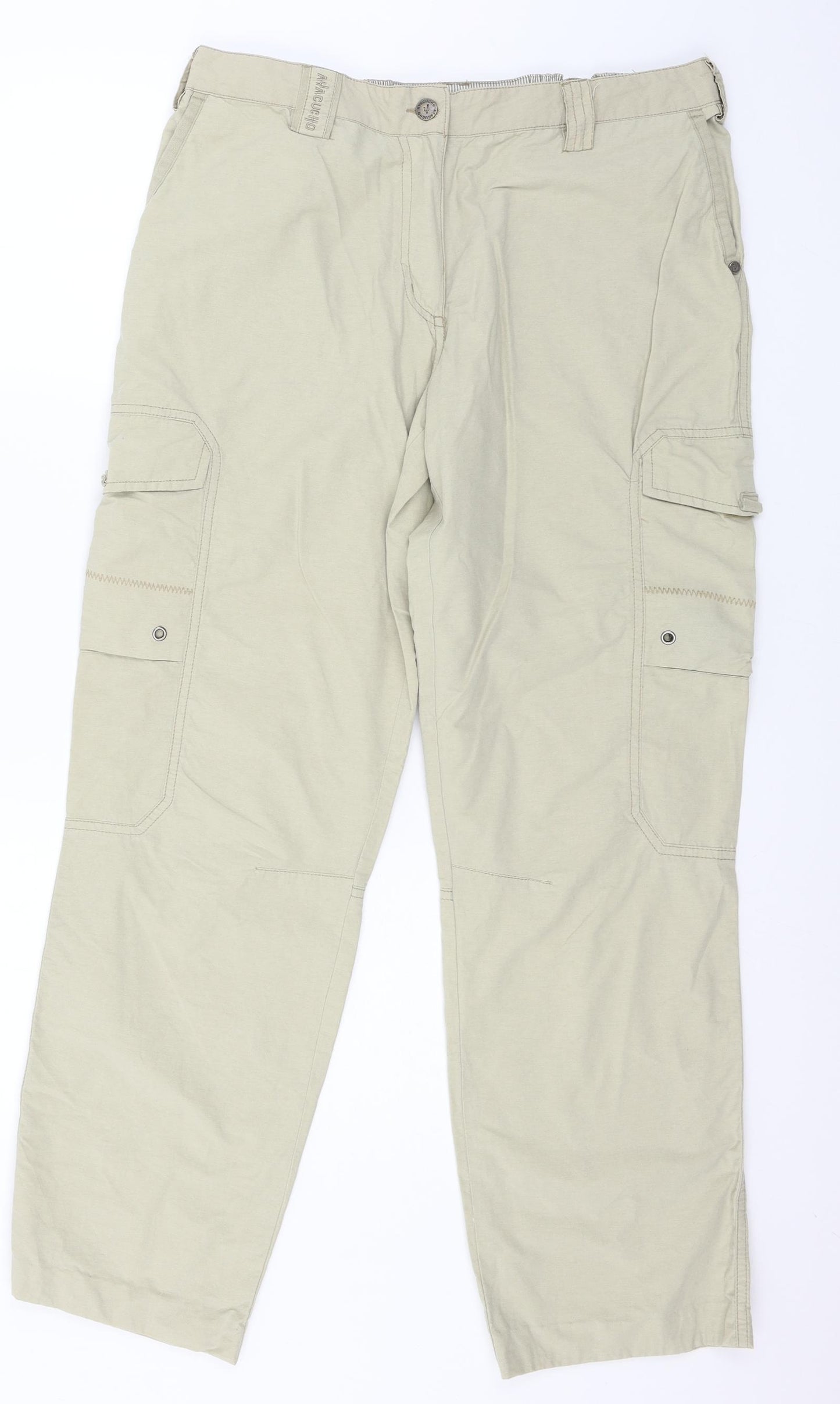 Ayacucho Womens Brown   Trousers  Size 16 L29 in