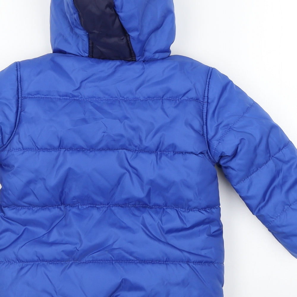 Mothercare Boys Blue   Parka Jacket Size 2-3 Years