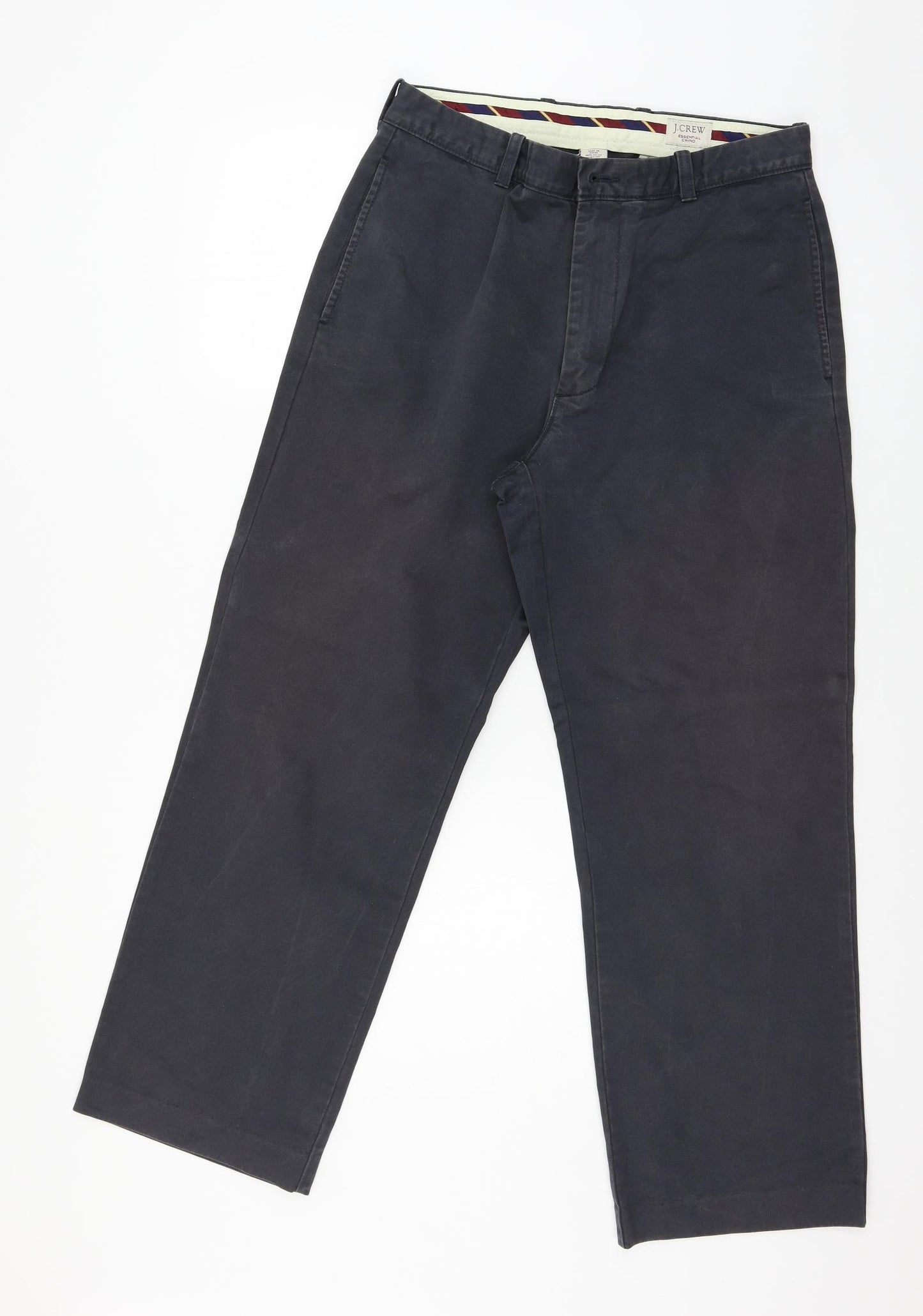 J.CREW Mens Grey   Trousers  Size 32 in L30 in