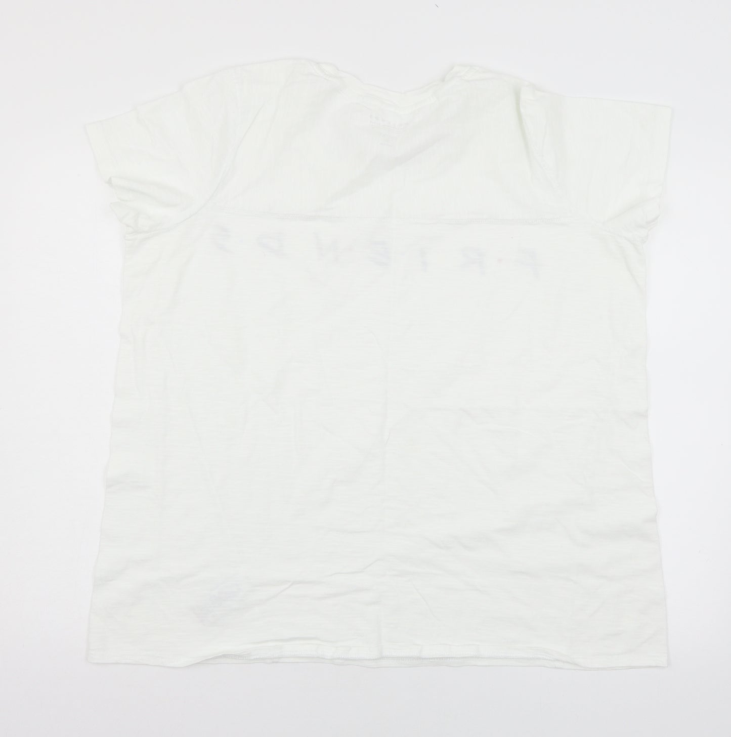 NEXT Womens White  Jersey Basic T-Shirt Size 22  - friends