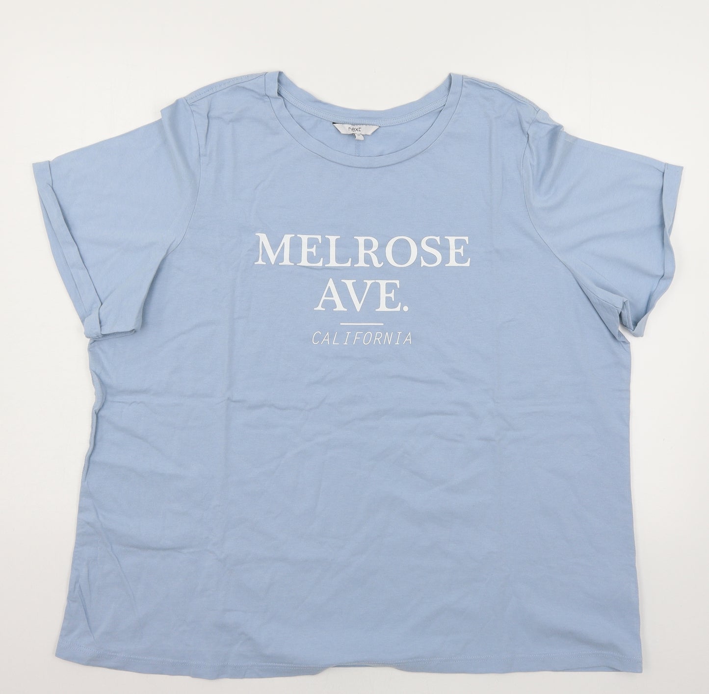 NEXT Womens Blue  Jersey Basic T-Shirt Size 22