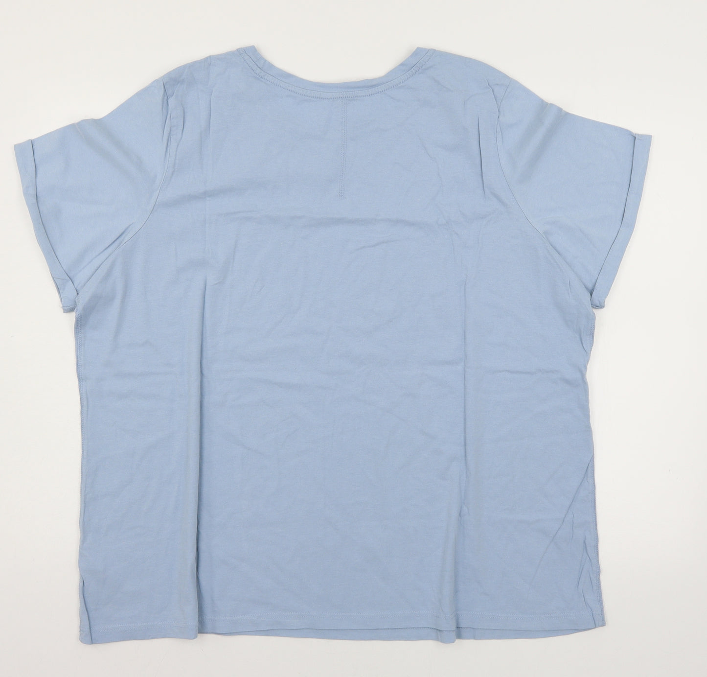NEXT Womens Blue  Jersey Basic T-Shirt Size 22