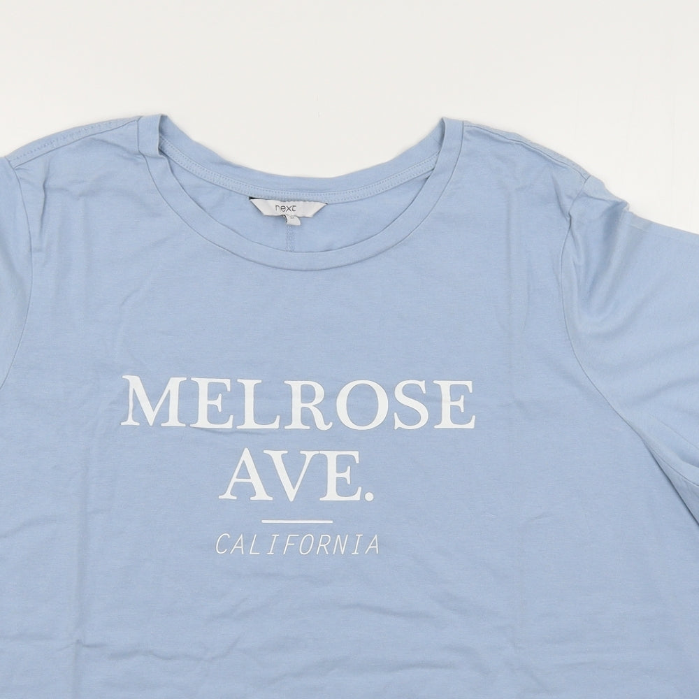 NEXT Womens Blue  Jersey Basic T-Shirt Size 22
