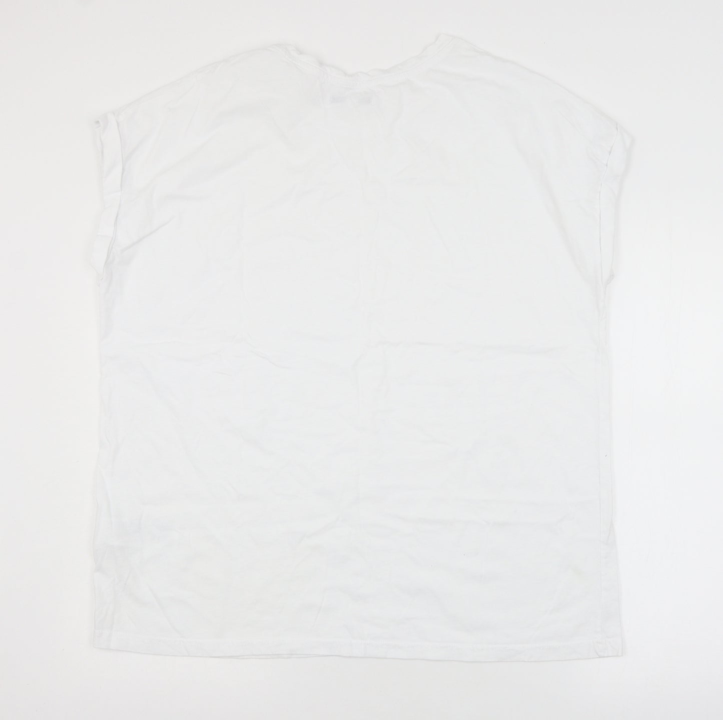 Capsule Womens White  Jersey Basic T-Shirt Size 20