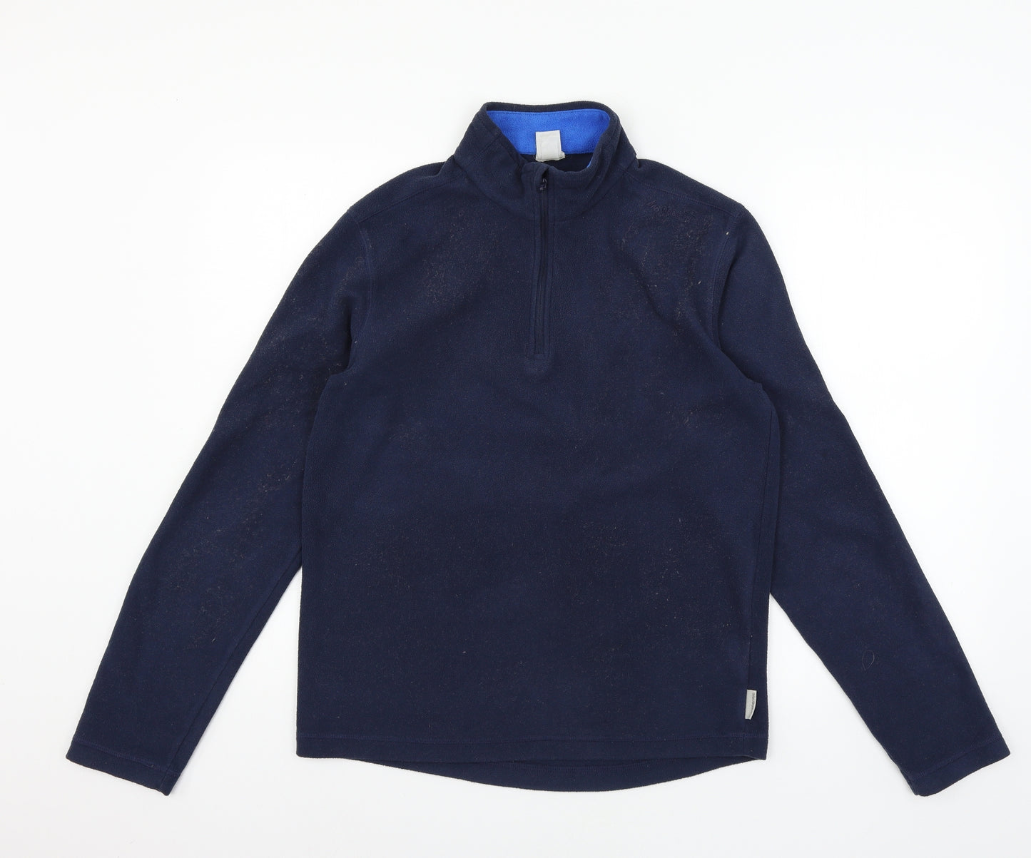 Quechua Mens Blue  Fleece Pullover Sweatshirt Size S