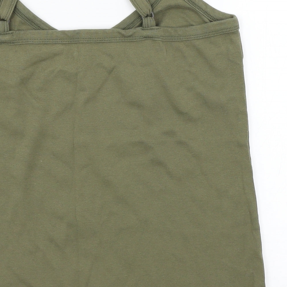 Capsule Womens Green  Jersey Basic Tank Size 20