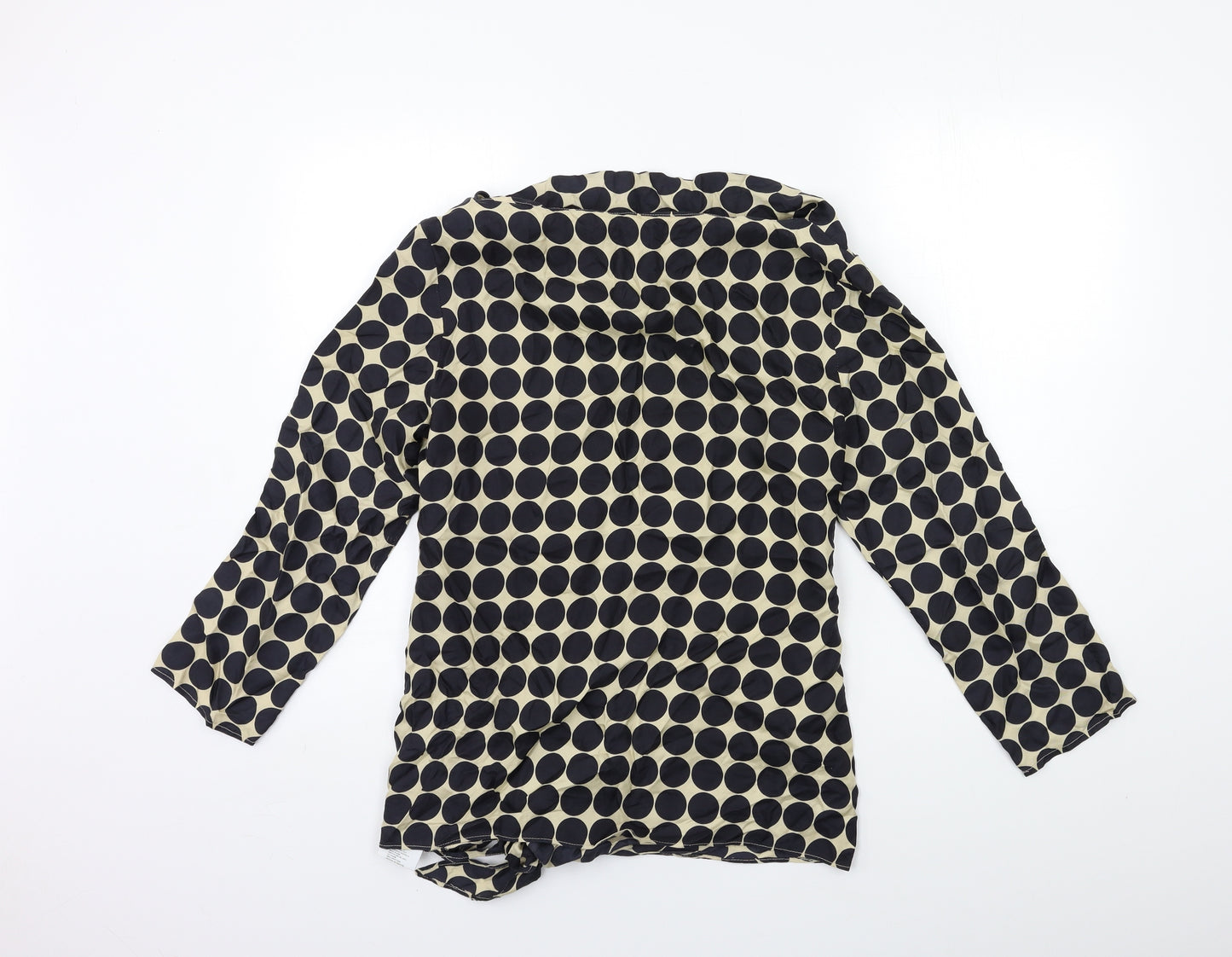 Hobbs Womens Black Geometric  Basic Blouse Size 16