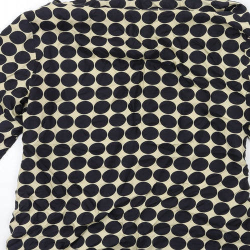 Hobbs Womens Black Geometric  Basic Blouse Size 16