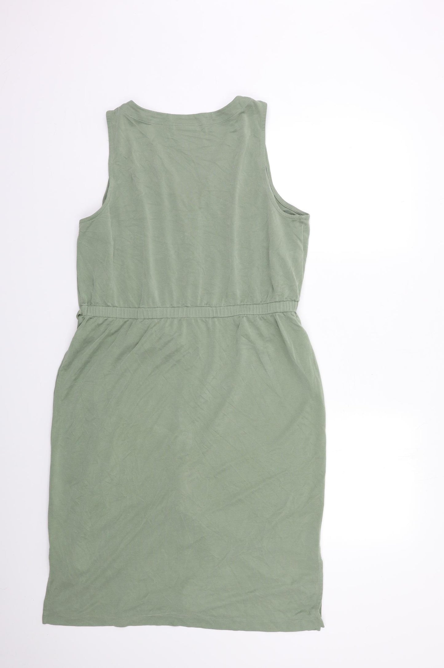 Tahari Womens Green   Tank Dress  Size L