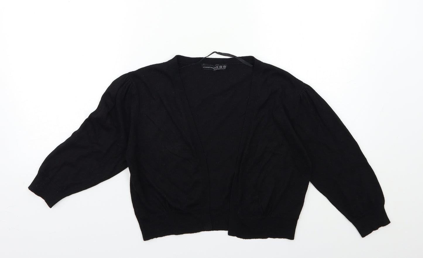 Atmosphere Womens Black  Knit Cardigan Jumper Size 10